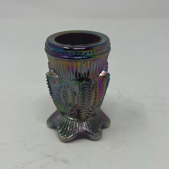 Fenton Carnival Glass Cactus Toothpick Holder for Levay EUC Vintage - Picture 4 of 9